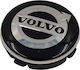 Radnabenkappen Volvo mit Innendurchmesser 64mm Schwarz 1Stück