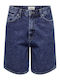 Only Women's Bermuda Shorts Jean Navy Blue