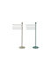 Home Esprit Single Wall-Mounted Bathroom Freestanding Coat Rack ​90x90cm Silver