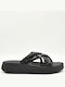 Stonefly Leather Women's Flat Sandals Anatomic in Black Color