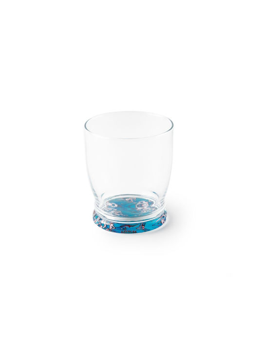 Excelsa Glas Wasser aus Glas in Hellblau Farbe 340ml