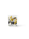 Excelsa Set of Glasses Water made of Glass Minions 250ml 3pcs