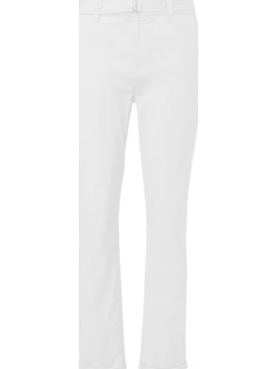 s.Oliver Women's Fabric Trousers White