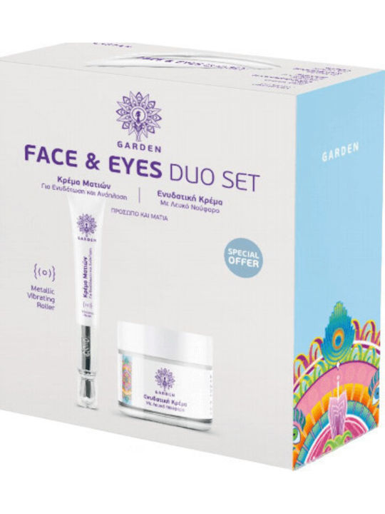 Garden Face & Eyes Duo White Water Lilly Σετ Περιποίησης για Ενυδάτωση 2τμχ