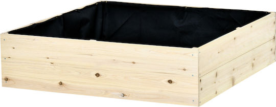 Outsunny Γλάστρα Πλαστική Ξύλο 117x117x30εκ.