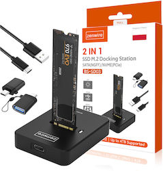 Zenwire M.2 SATA III NVME με σύνδεση Type-C