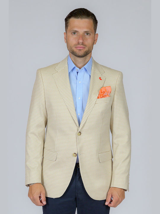 Dezign Men's Suit Jacket Beige