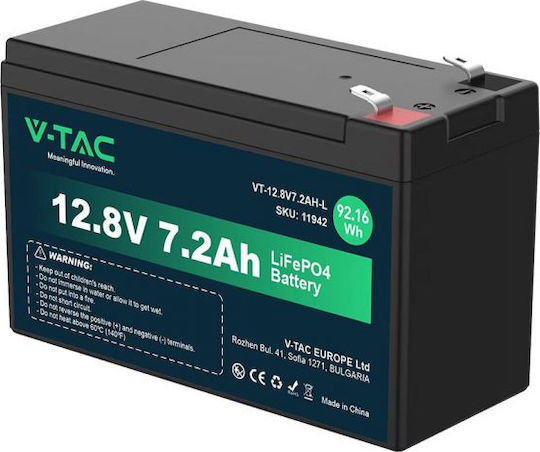 V-TAC V-tac Baterie UPS cu Capacitate 7.2Ah și Tensiune 12.8V 1buc