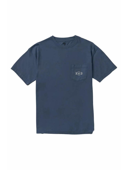 Vissla Herren T-Shirt Kurzarm Blau