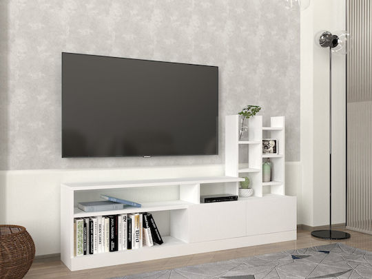 Suport TV Alb L164.4xW25xH91.3cm