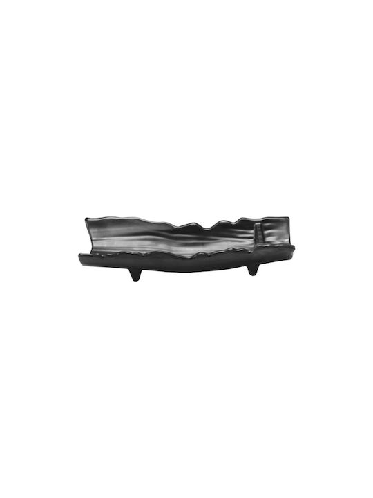Ready Serving Platter Rectangular Black
