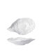 Ready Platou de Servire Oval Plastic Albă 6buc