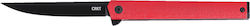 Crkt Ceo Flipper Taschenmesser Rot-Schwarz