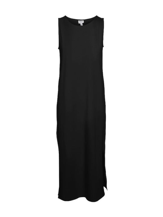 Vero Moda Maxi Kleid mit Schlitz Black