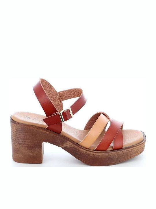 Sandale B-soft cu trei barete 405.2409-l Tan