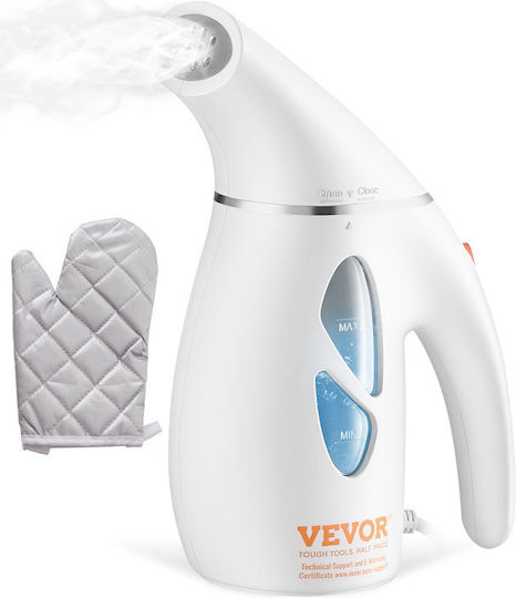 Vevor Kleiderdampfer Hand 800W mit Behälter 240ml Weiß