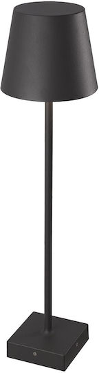 VK Lighting LED Floor Lamp H65xW16.5cm. with Warm White Light 565lm Gray