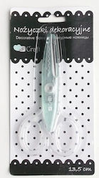 Blaue dekorative Scheren 13,5 cm