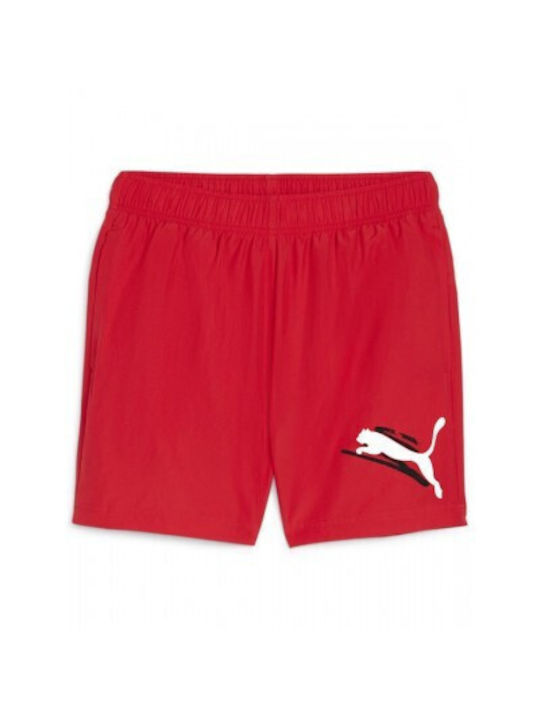 Puma Ess+ Logo Men's Swimwear Bermuda Red