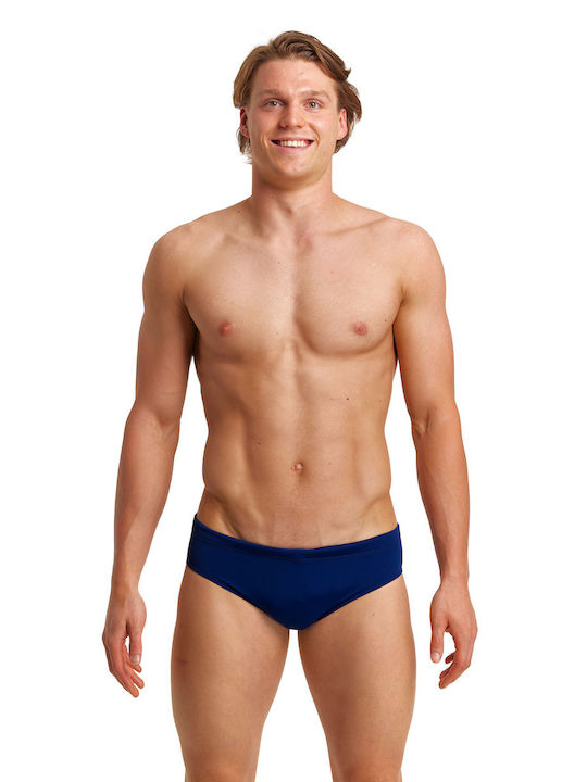 Funky Trunks Herren Badebekleidung Slip Still Ocean mit Mustern