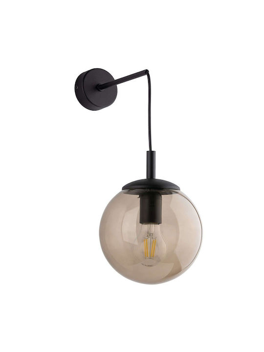TK Lighting Lumină de Perete cu Soclu E27 Negru 18cm