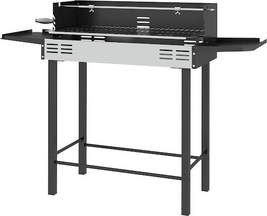 Outsunny Ανοξείδωτη Ψησταριά Κάρβουνου 118x90εκ.