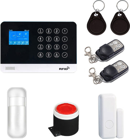 Complete Smart Drahtlos Alarmsystem mit Zentrale und Tastatur (GSM)