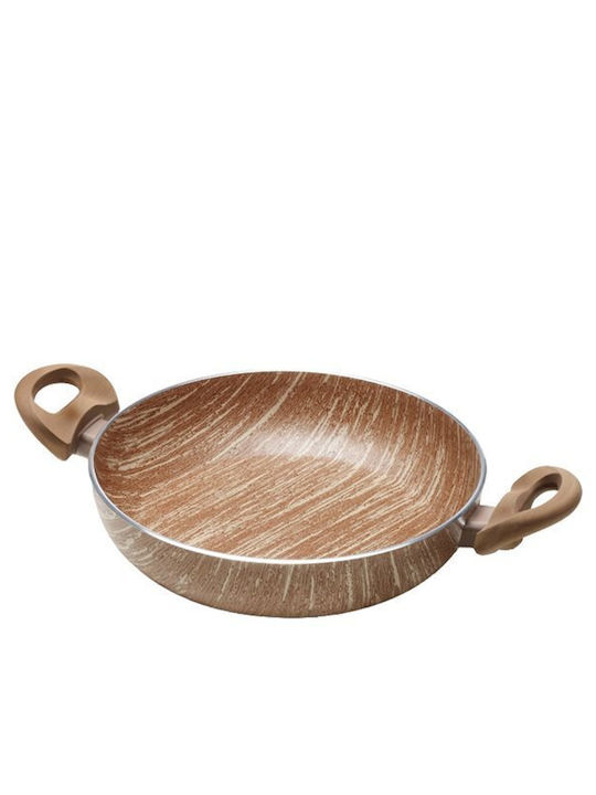 Ready Arborea Saute Pan Made of Aluminum with Lid with Non-Stick Coating 24cm