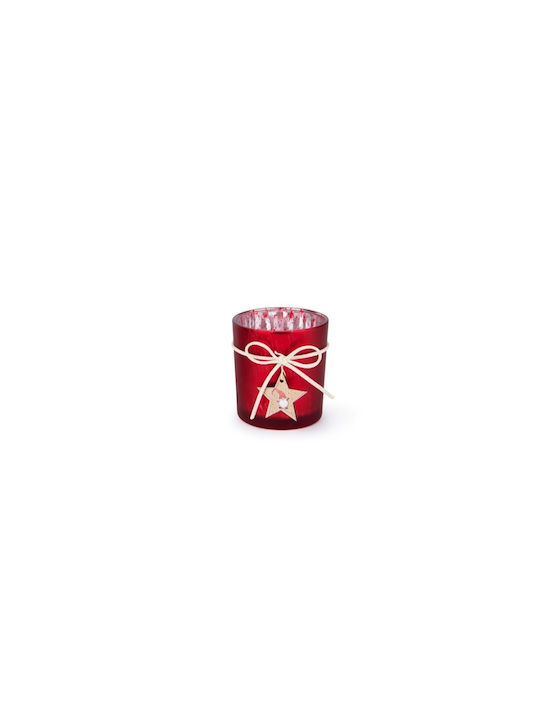 Excelsa The translated Liquid template in German language: Weihnachtskerzen & Kerzenständer Kerze Rot 8x7cm.