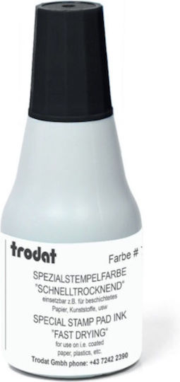 Trodat 7021 Liquid Ink for Ink Pad Stamp Black