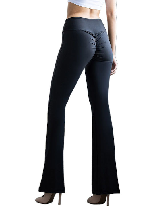 Damen Leggings Formendefinition Hohe Taille & Push-up Schwarz