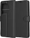 Techsuit Buchen Sie Leder Schwarz (OnePlus 12R)