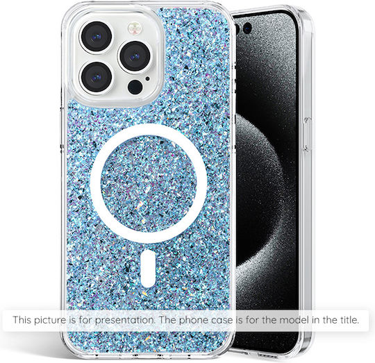 Techsuit Umschlag Rückseite Silikon Blau (Poco X6 Pro)