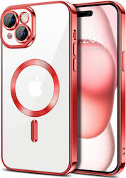 Techsuit Back Cover Silicone Red (iPhone 15)