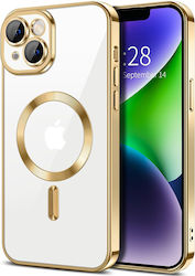 Techsuit Back Cover Silicone Gold (iPhone 14)