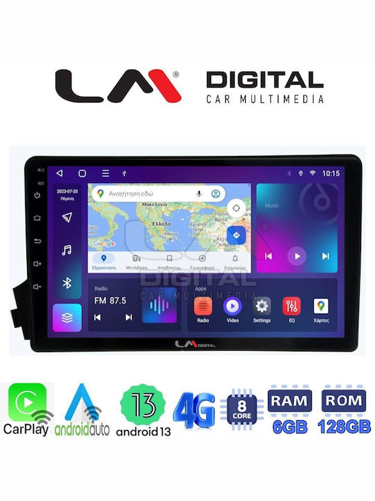 LM Digital Auto-Audiosystem für Ssangyong Actyon / Kyron 2006>2015 (Bluetooth/USB/WiFi/GPS/Apple-Carplay/Android-Auto)