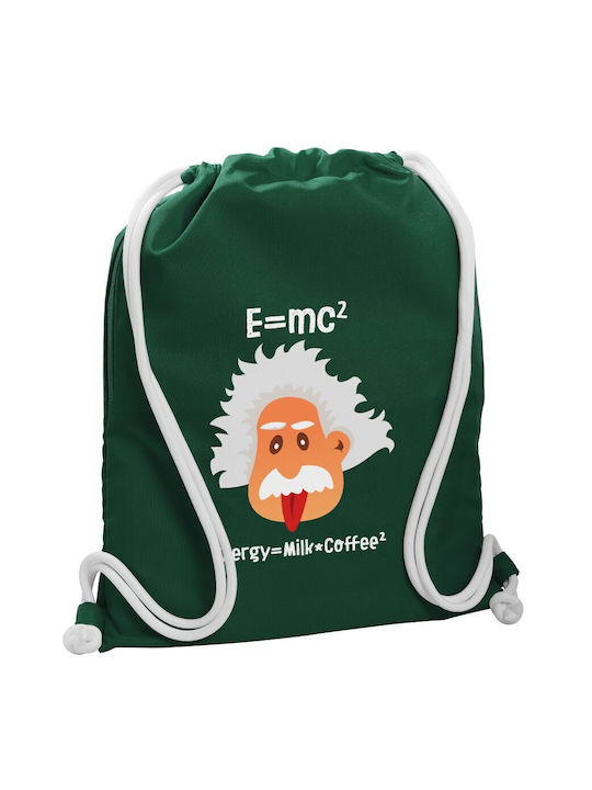 Koupakoupa E=mc2 Energy = Milk*coffe Gym Backpack Green