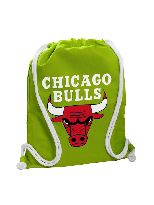 Koupakoupa Chicago Bulls Τσάντα Πλάτης Γυμναστηρίου Πράσινη