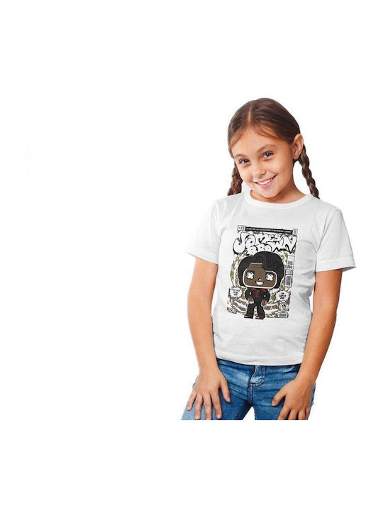 Pop Culture Kids T-shirt White James Brown