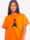 The Lady Damen T-shirt orange