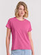 Funky Buddha Women's T-shirt Pink