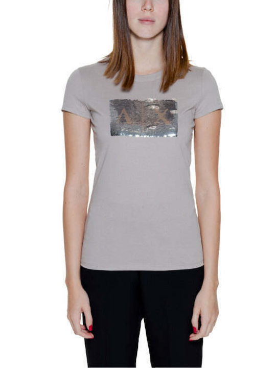 Armani Exchange Women's T-shirt Beige