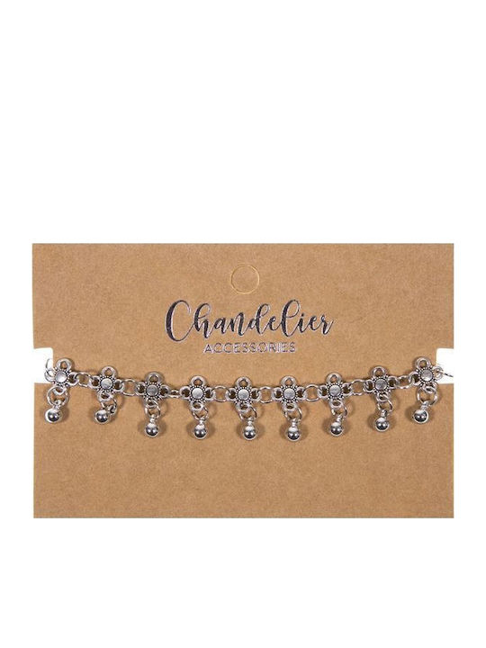Chandelier Αλυσίδα Ποδιού από Ασήμι 29cm