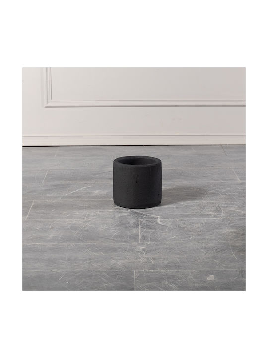 Supergreens Flower Pot 20x18cm in Black Color A-6470-8