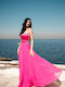 RichgirlBoudoir Dress for Wedding / Baptism Open Back Fuchsia