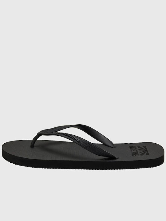 Herren Flip Flops Schwarz FBM009-006-08-Black