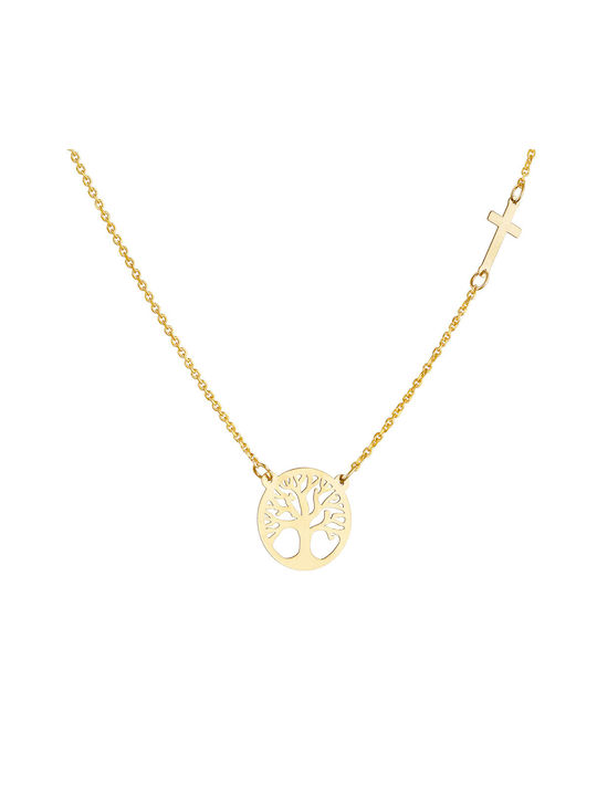 Tree of Life Necklace Gold 14k Klk21171