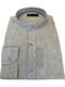 Long-sleeved Cotton Shirt Gray