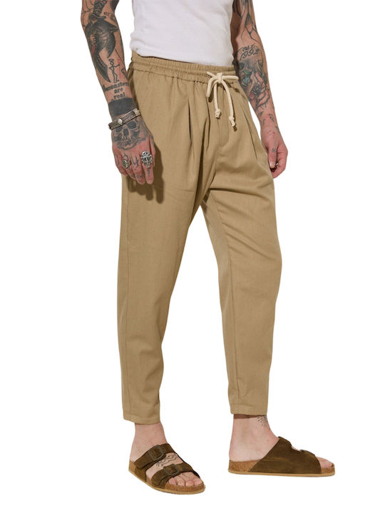 Stefan Fashion Pantaloni pentru bărbați Beige