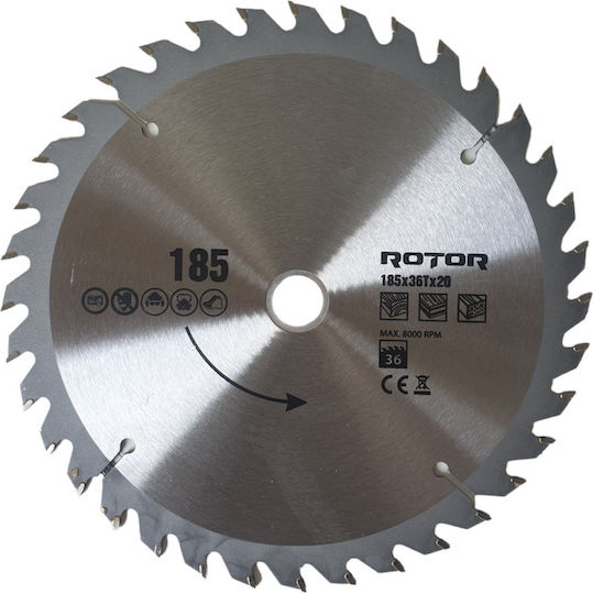 Rotor Диск за рязане с 36 Зъба 185мм